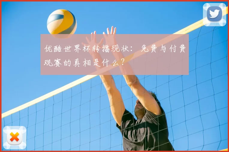 优酷世界杯转播现状:免费与付费观赛的真相是什么?